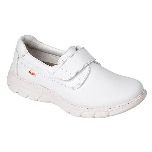 ZAPATO FLORENCIA LISO BLANCO CON CIERRE VELCRO ZAPATO FLORENCIA LISO BLANCO CON CIERRE VELCRO