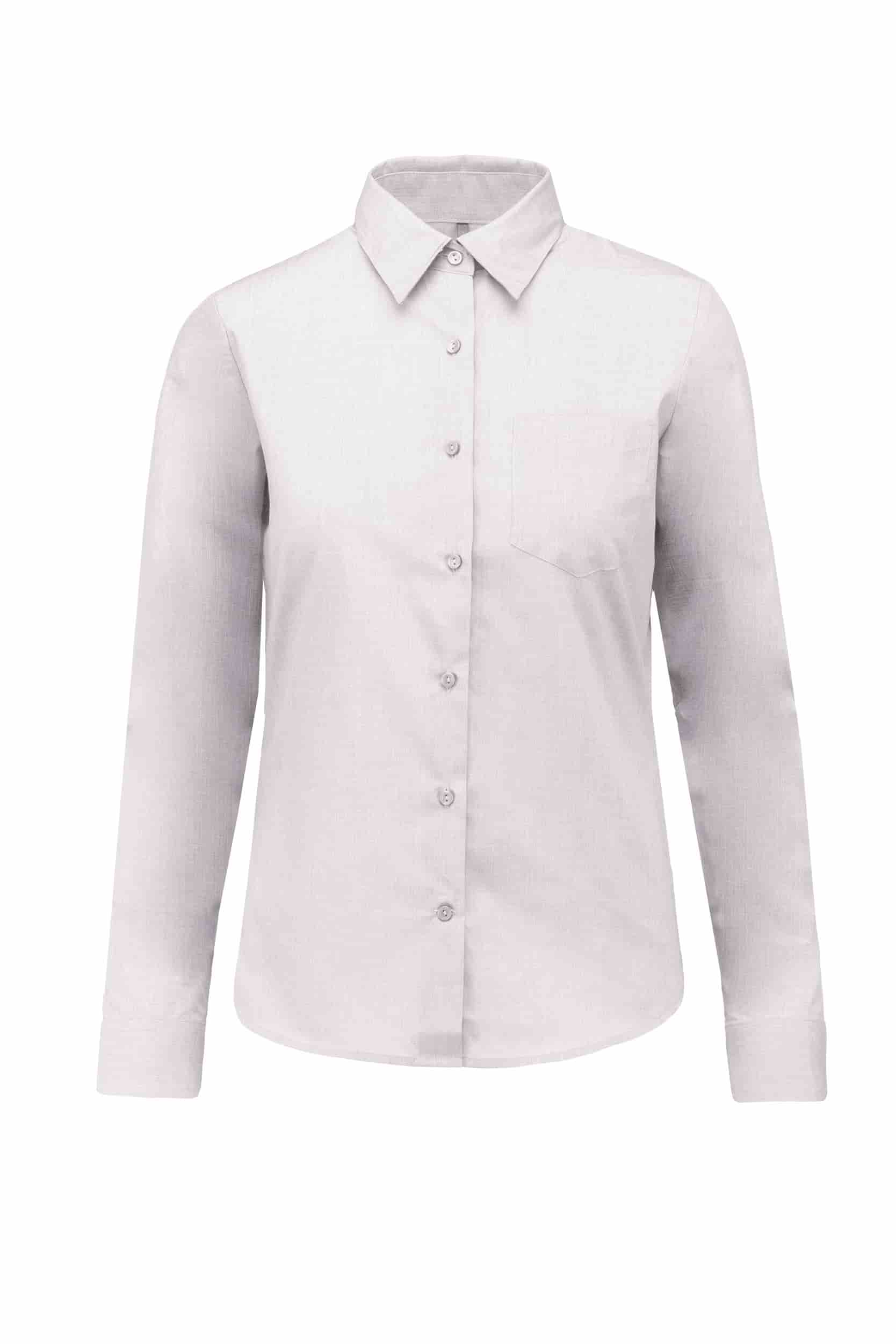 CAMISA K549 DONA JESSICA MÀNIGA LLARGA BLANCA