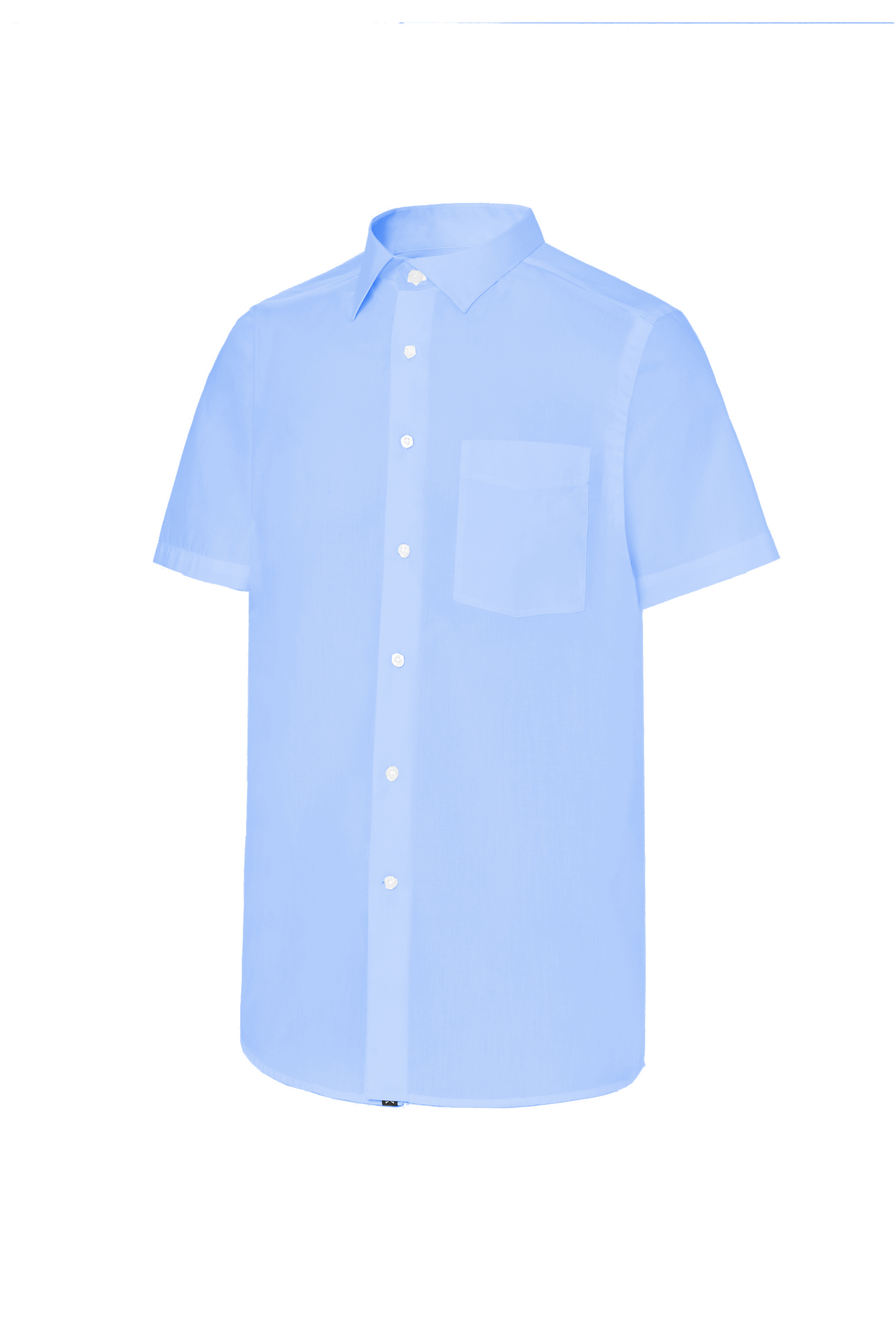 CAMISA 2031 MÀNIGA CURTA 1 BUTXACA REGULAR FIT CELESTE