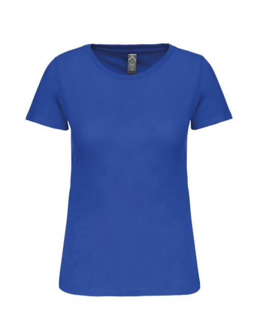 CAMISETA K3026 DONA MÀNIGA CURTA COLL RODÓ LIGHT ROYAL BLUE