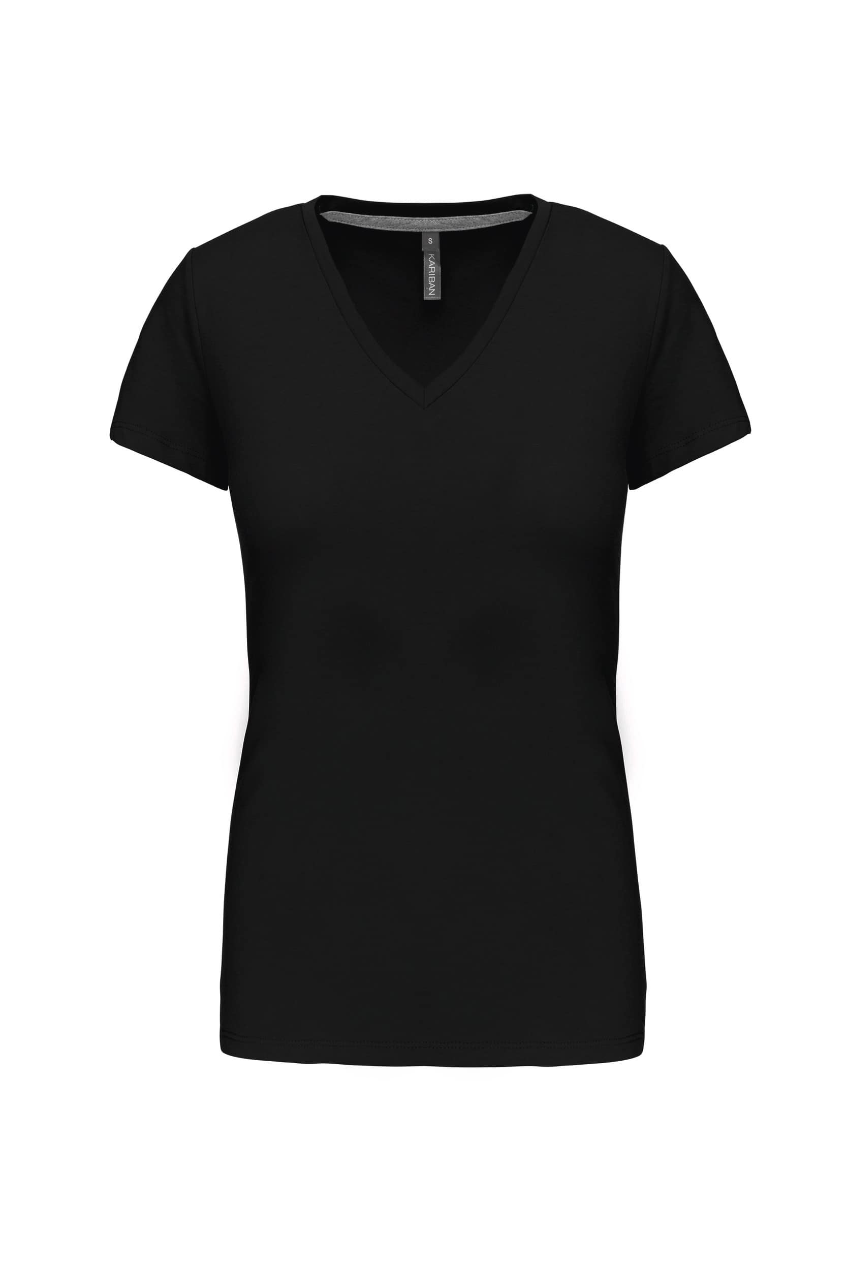 CAMISETA K381 MÀNIGA CURTA DONA NEGRA