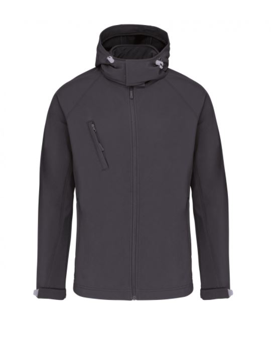 ARMILLA SOFTSHELL K413 HOME AMB CAPUTXA TITANIUM