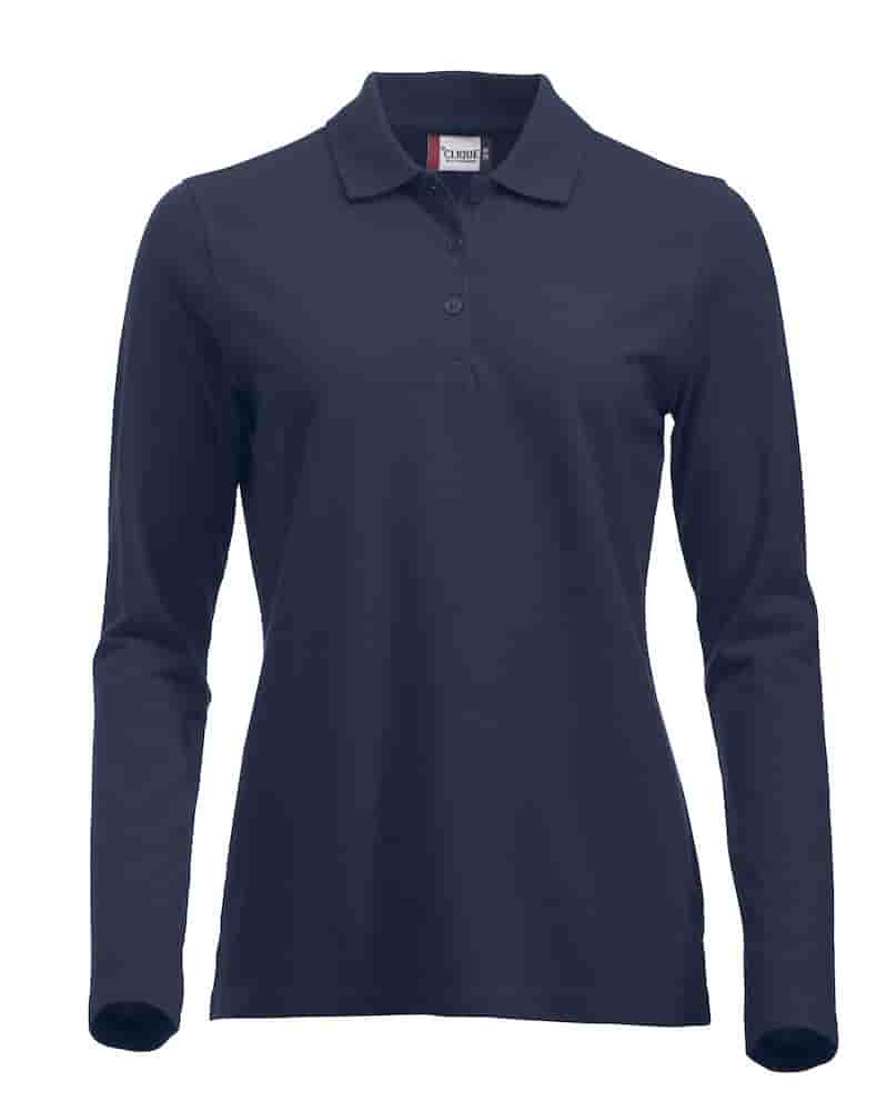 POLO MARION 028247 MÀNIGA LLARGA BLAU MARÍ DONA