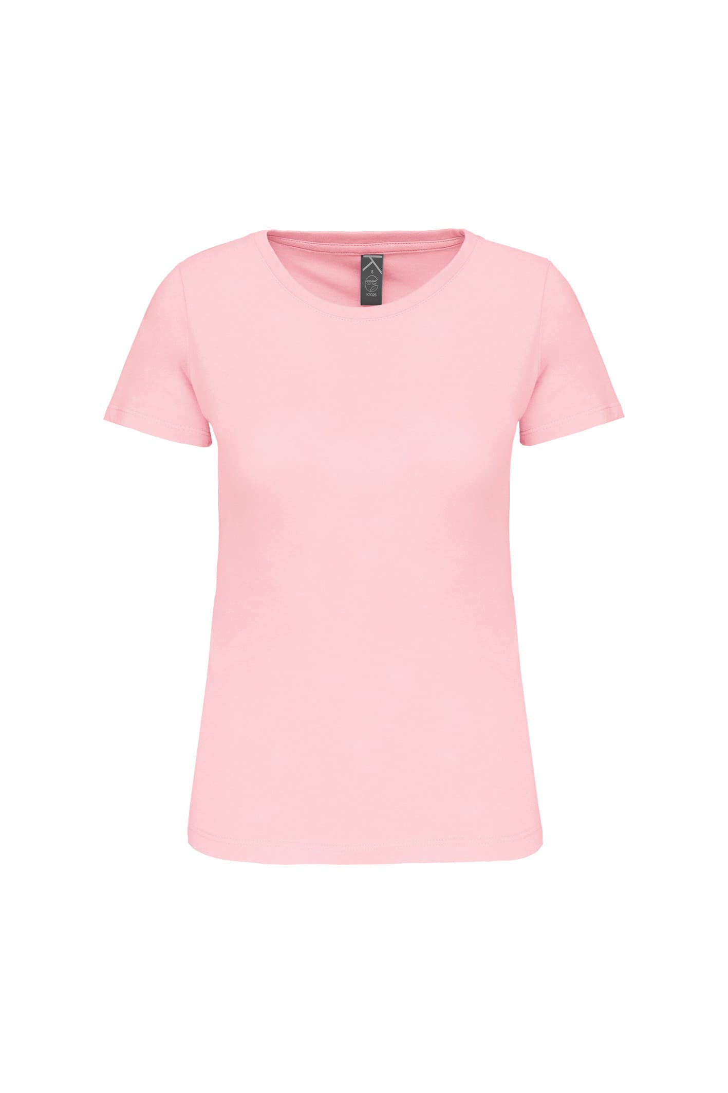 CAMISETA K3026 DONA MÀNIGA CURTA COLL RODÓ PALE PINK