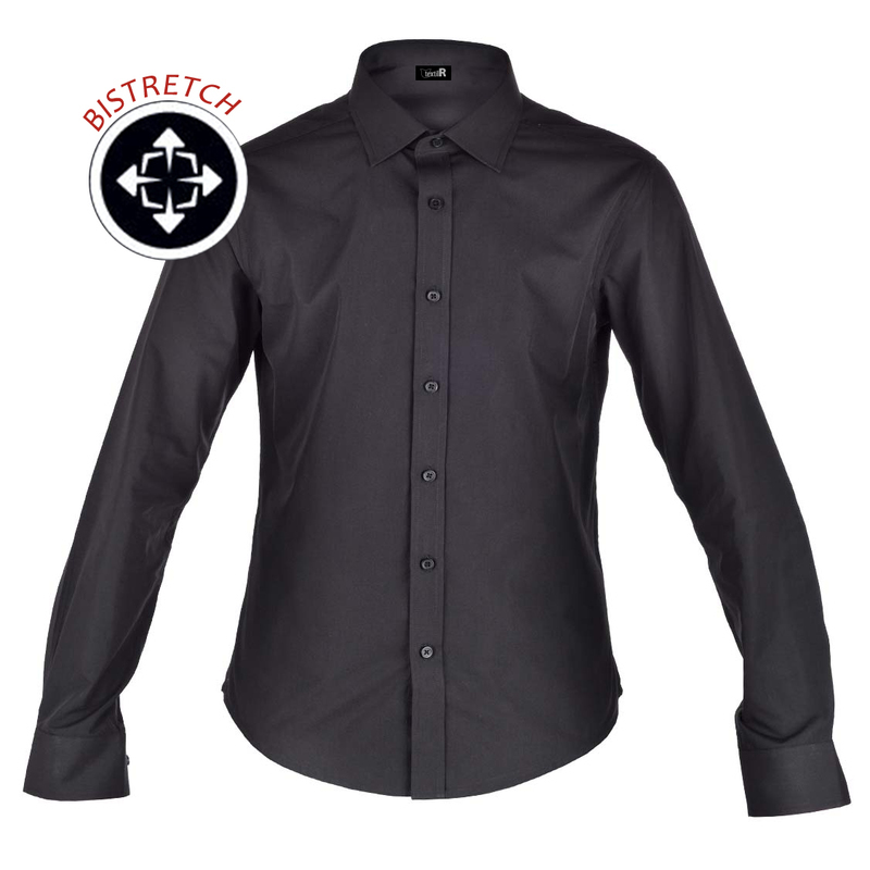 CAMISA HOME MODEL TORINO 104L TEXTIL-R NEGRE