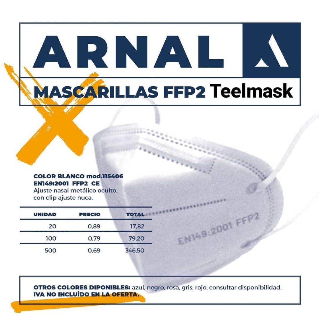 ATENCIÓ! Mascaretes FFP2 Teelmask ara en oferta.